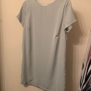 Mint- t shirt style dress